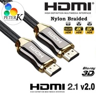 Mobile &amp; Accessories3D 4K 8K HD UHD HDMI Cable v2.0/ v2.1 Gold Plate Head 1.5 /3/ 5 /10 /15 Meter