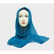 Selendang with Heart Sequin beads