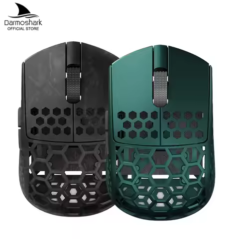 Darmoshark M5Air V2 Forged Carbon Fiber Gaming Mouse Wireless 8K Macro Mouse 30KDPI Finger Grip Smal