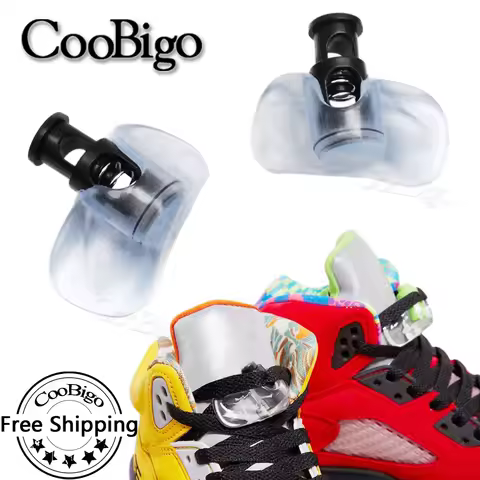 Free Shipping Cord Locks Shoelaces Stoppers Toggle Clips for AJ Air Jordan 5 Sneakers Trainers Repla
