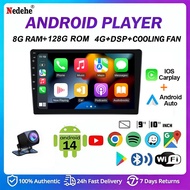 7862S Android Player 8GB 128GB Carplay Android Auto Universal 2-Din Multimedia Video Player QLED WIF