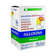 Salonpas Pain Relief Patch 1 Box Contents (10X12 Sheets)