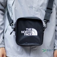 NORTH FACE Thenorthface North สำหรับทั้งหญิงและชายใหม่กระเป๋าคาดเอวข้างนอก All-Match เล็กเดินทางกระเป๋าสี่เหลี่ยม3VWS กระเป๋าสะพายไหล่ผู้หญิง