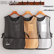TPU Apron Vest Mesh Vest Stain-Proof Waterproof Kitchen Apron Oil-resistant Vest Apron Food Service