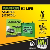 [Installation Provided] Amaron Hi Life NS40 NS40ZL 42B20L Car Battery Kereta Bateri Perodua Axia Myv