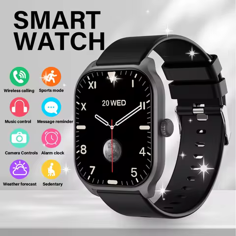 LAXASFIT 2025 New Smart Watch Bluetooth Call Men Women Watch Voice Assistant 100+ Sports Smart Watch