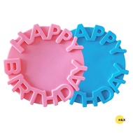 H&X 3D Silicone Cake Mold for Birthday Mousse, Circular Baking Pan DIY Kitchen Tool