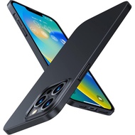 TORRAS Slim-Fit Designed for iPhone 15 Pro Case, Ultra Thin 15 Pro Phone Case, Velvety Feel, Lightwe