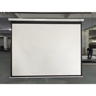 LAYAR Ratio 1:1 60 inch Manual Hanging Projector Screen - 60" 1:1 150x150 Manual Projector Screen