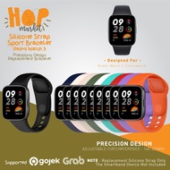 Silicone Strap Tali Jam Silikon Rubber for Redmi Watch 3 Silicon Karet Xiaomi Mi Watch3
