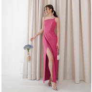 [TAVIA] EMILY MIDI DRESS WOMEN'S DRESS KOREAN DRESS/