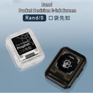Rand Pocket Decision Ink Screen EDC Portable Page Flipper Electronic Answer Book Dice Coin Creative 
