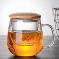 gelas cangkir teh tea cup mug with infuser filter