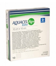 Gạc y tế cao cấp dán viết thương dán bỏng Aquacel Extra Ag ConvaTec 10x10 chính hãng UK