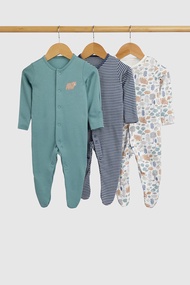 ชุดสลีพสูทเด็ก Mothercare Sleepsuit  - 3 Pack IF165IF166IF168IF171IF196IF628