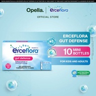 Erceflora Gut Defense Probiotic Supplement 10 Mini Bottles X 5Ml - For Kids & Adults
