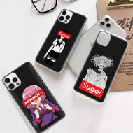 Soft Transparent Case Compatible for Motorola Moto G9 Power Z2 Play G6 Plus Cover DV-182 Senpai  Girl Anime