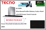 TECNO HOOD AND HOB BUNDLE PACKAGE FOR ( KA 9008 &amp; TIH 280D) / FREE EXPRESS DELIVERY