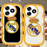 A-13 Real Madrid TPU Casing for Realme Narzo N63 C63 Note 50 C61 C53 C51 N61 50i Pro Transparent Cas