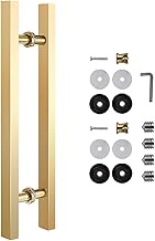 24/32/48inch Stainless Steel Door Handle, Black/Gold/Silver Sliding Glass Pull Handle, Back to Back