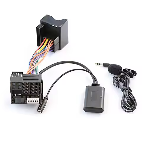 NEW Bluetooth 5.0 Music Audio Adapter Microphone Cable For MINIONE COOPER for BMW E39 E53 X5 Z4 E85 