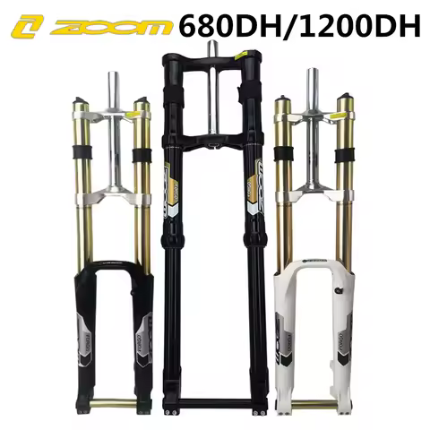 ZOOM Bicycle Fork Magnesium Alloy Front Airfork 26" /27.5"/29 Inch Travel 170mm Mtb Bike Fork Magnes