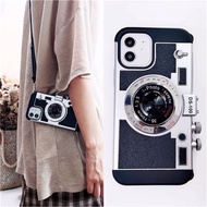 For Iphone 14 Pro Max Case Retro 3D Camera Emily in Paris Same Phone Case for Iphone 14 Plus Crossbo