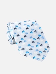 Origami Elephant Silk Twill Tie