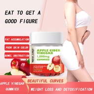 Apple Cider Vinegar Gummies 1000mg - Detox & Diet |  Vitamin B12   | Restore skin radiance | Botanic