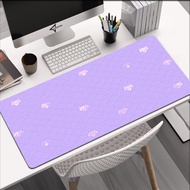 Purple Cat Gaming Mousepads Japanese Wave Mousepad Large Mouse Mat Big Desk Pads Non-Slip Mouse Pad Big Keyboard Mats ed