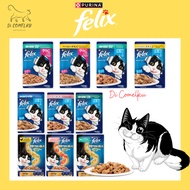 PURINA Felix Cat Wet Food Pouch 85g Makanan Basah Kucing