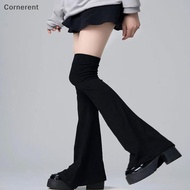 Y2K Leg Stockings Elasticity Slimming Knee Socks Japanese Style Spicy Femboy Over The Knee Horn Shap
