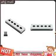 Silent Silicone Bluetooth Custom Programming Macro Keyboard 5-Keys Macropad Copy Paste USB Keypad