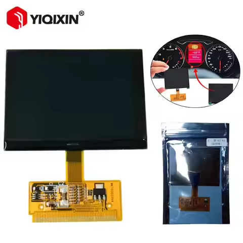 Car LCD Display For Audi A3 A4 A6 S3 S4 8L 8N A6 C5 4B For VW Golf For Passat Seat TT VDO LCD Screen