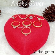 Gold Ring Variation, 925 Silver