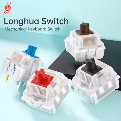 Kailh Longhua Mechanical Keyboard Switch Office 3Pins Switches Keyboard Accessories Clicky Linear Ta