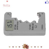 FKILLA Digital Battery Checker, Digital Display Small Size Digital Battery Tester, Universal Compati