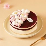 【七見櫻堂】小野小町－黑莓白巧起司蛋糕(6吋)