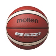 MOLTEN  มอลเท่น ลูกบาสเก็ตบอลหนัง ลูกบาส MOT Basketball PVC vn B6G3000 (840) แถมฟรี เข็มสูบ+ตาข่าย+V