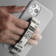 客製化禮物 D-Strap | 最舒服的手機帶【機票-黑白】iPhone 15