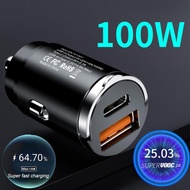 100W Super Fast Car Charger Fast Charger Car USB Charger Charger hp for Indoor Car Super Fast Car Ch