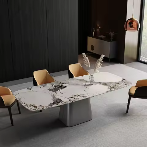 Kitchen Furniture Living Room Center Dinning Tables Sets Luxury Chairs Dining Mesa Comedor Coffe Res