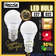 E27/B22 HAZZLE 5W LED Bulb Red Yellow Night Light Energy Saving Table Lamp Patio Bedroom Study Livin