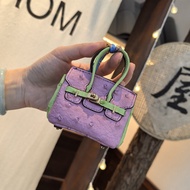 Mini Bag Color Block Platinum Lipstick Keychain Earphone Bag Pendant Womens Bag Charm Accessory Qual