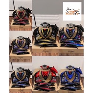 MAGIC BOY COVERSET BODY COVER KIT YAMAHA LC135 V4 -V7 LC EDITION (1) STICKER (5) STICKER VIETNAM MKV