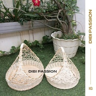 RETAIL 1 PCS RATTAN BASKET RING/ RATTAN GIFT BASKET CICIN GIFT BASKET/ PARCEL CICIN CARRY ROUND RATT