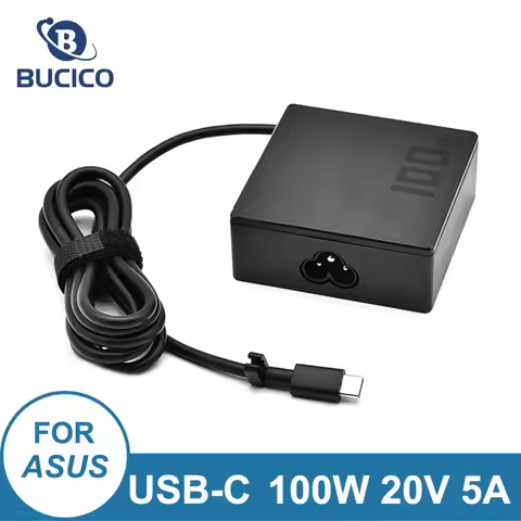 A20-100P1A Laptop Adapter for ASUS ROG Zephyru 100W 20V 5A Type-C Charger GV301QH G533QM GA401QE GA4