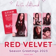 (P.N.P) EMONEY TAPCASH FLAZZ BRIZZI RED VELVET SEASON GREETING 2023 /