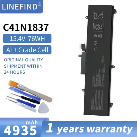 C41N1837 0B200-03380100 Laptop Battery for ASUS GU502GU GU502GV GU532GU GX502GV GX502GW 15.4V 76Wh