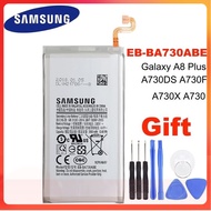 SAMSUNG Original EB-BA730ABEแบตเตอรี่3500MAhสำหรับSamsung Galaxy A8 Plus A8 + (2018) SM-A730 A730F A